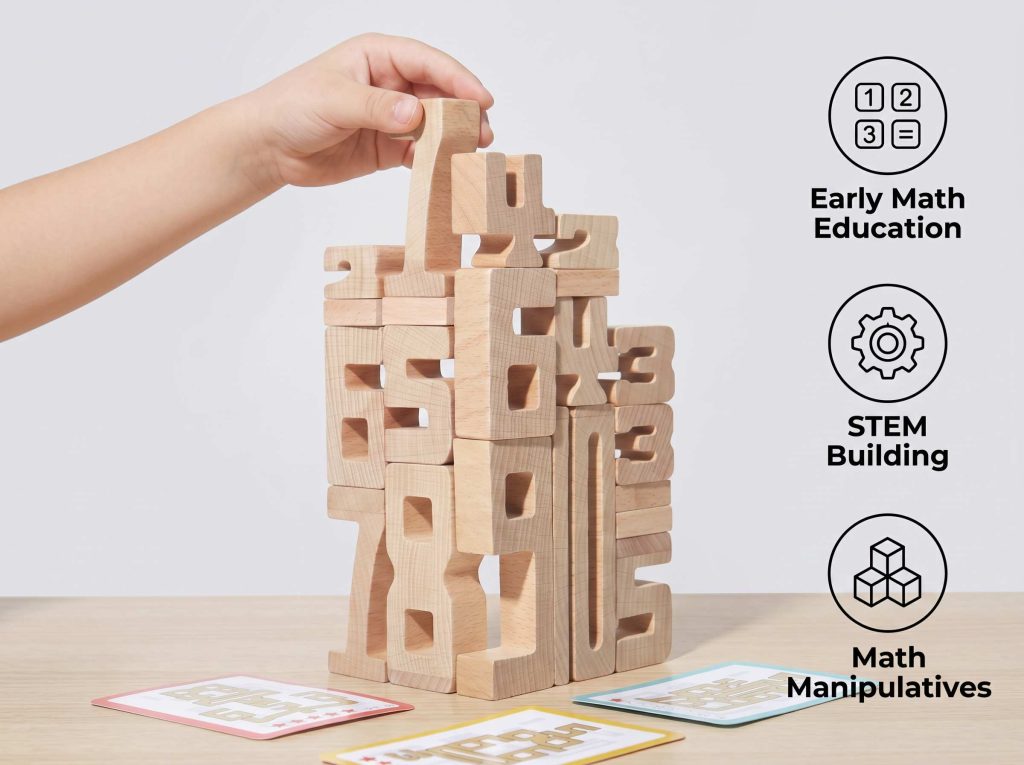 vindstier wooden number blocks