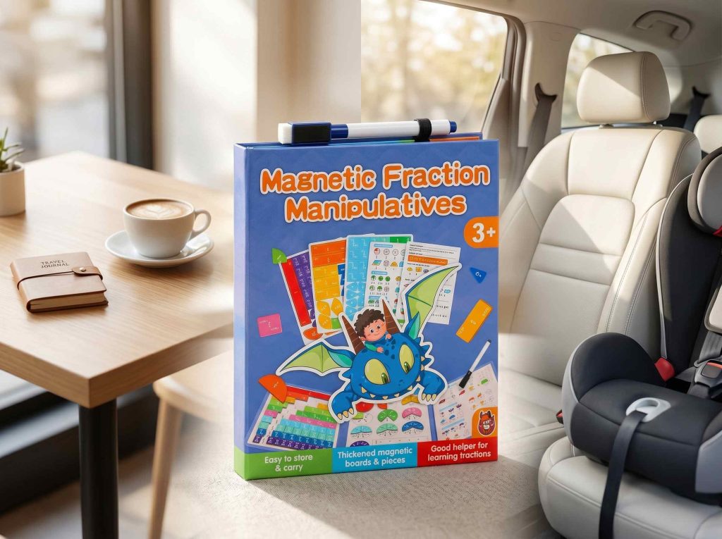 Vindstier Magnetic Fraction Teaching Aids used by preschool teacher in classroom