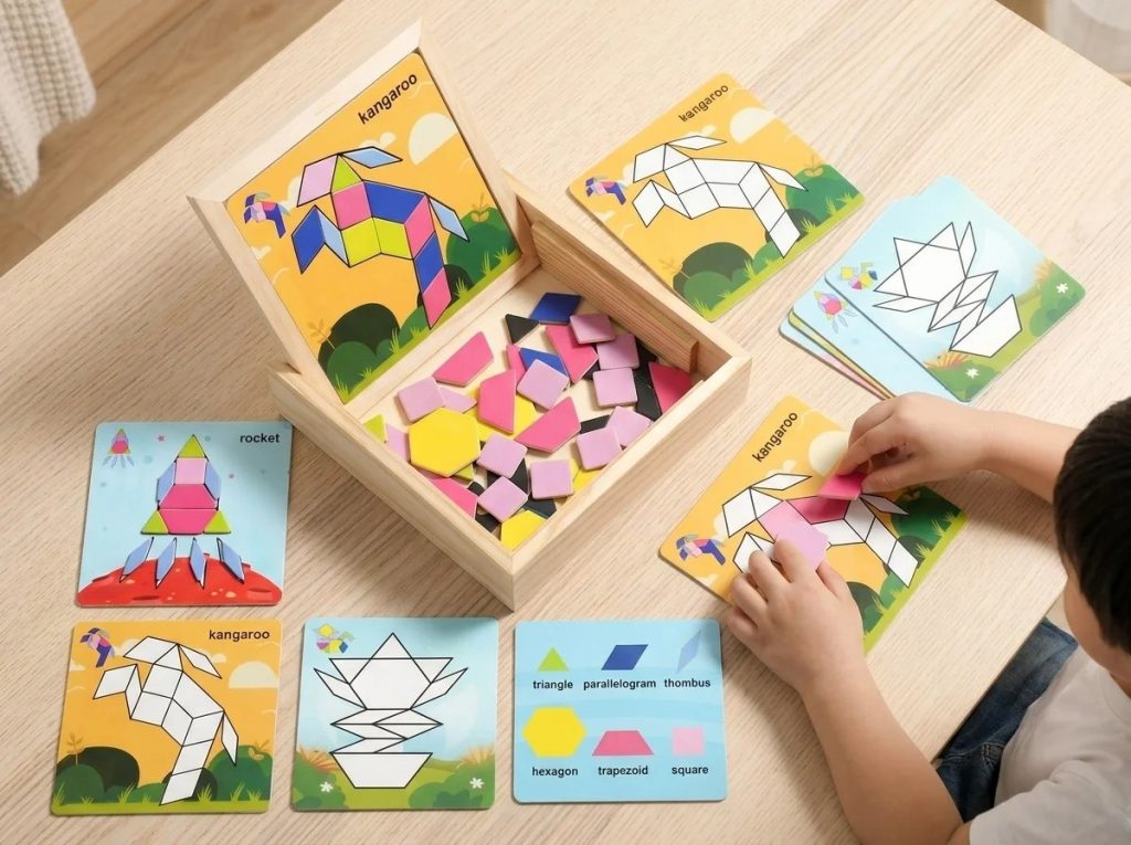 vindstier magnetic pattern blocks set