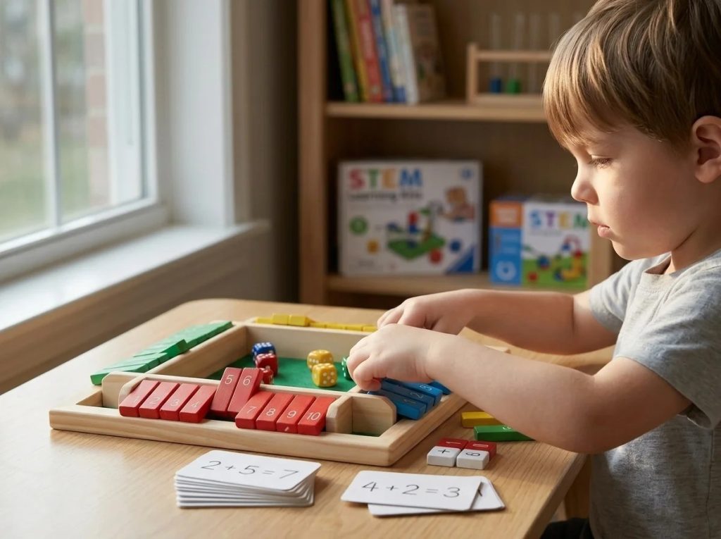 number flip dice box: a family game that makes math practice addictive-vindstier