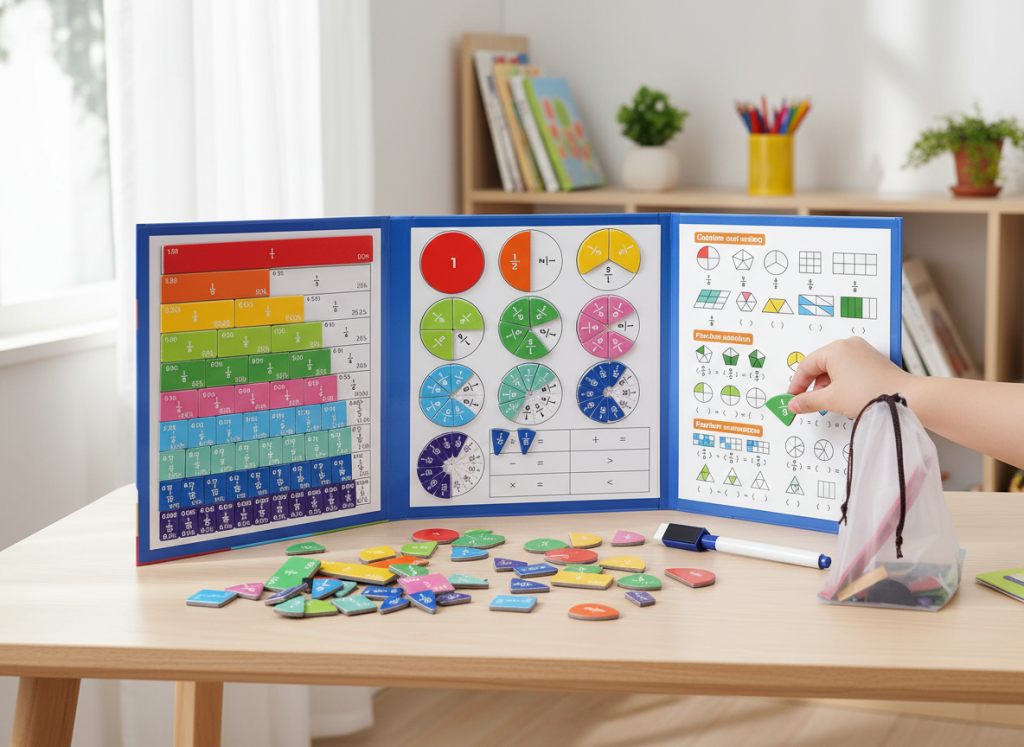 magnetic fraction teaching aids classroom set