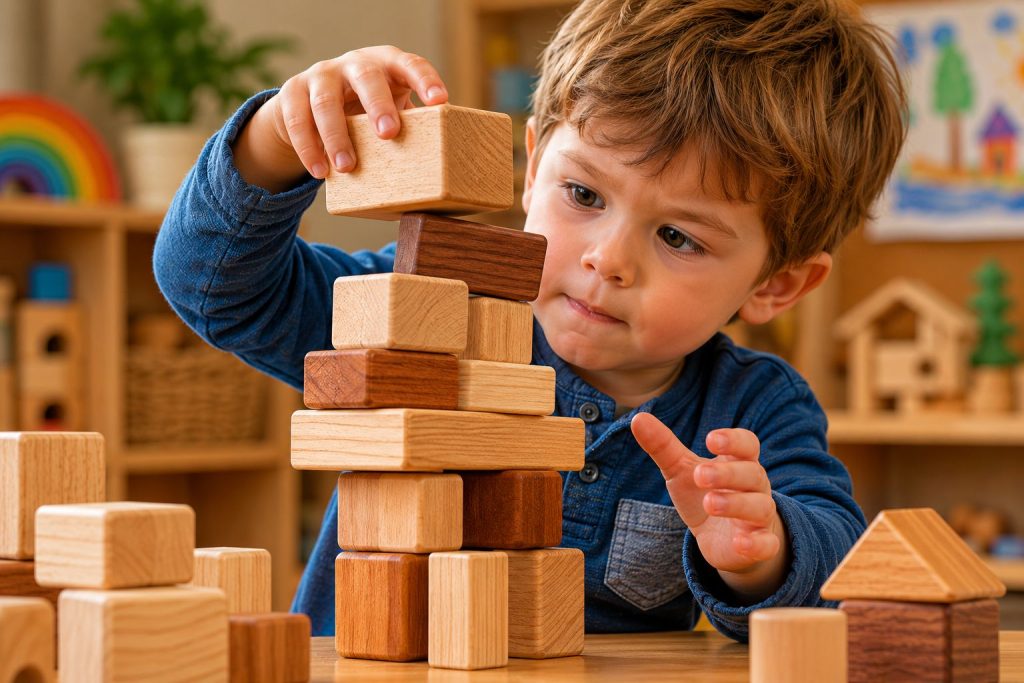 wooden toys for preschoolers: why texture and weight matter in learning