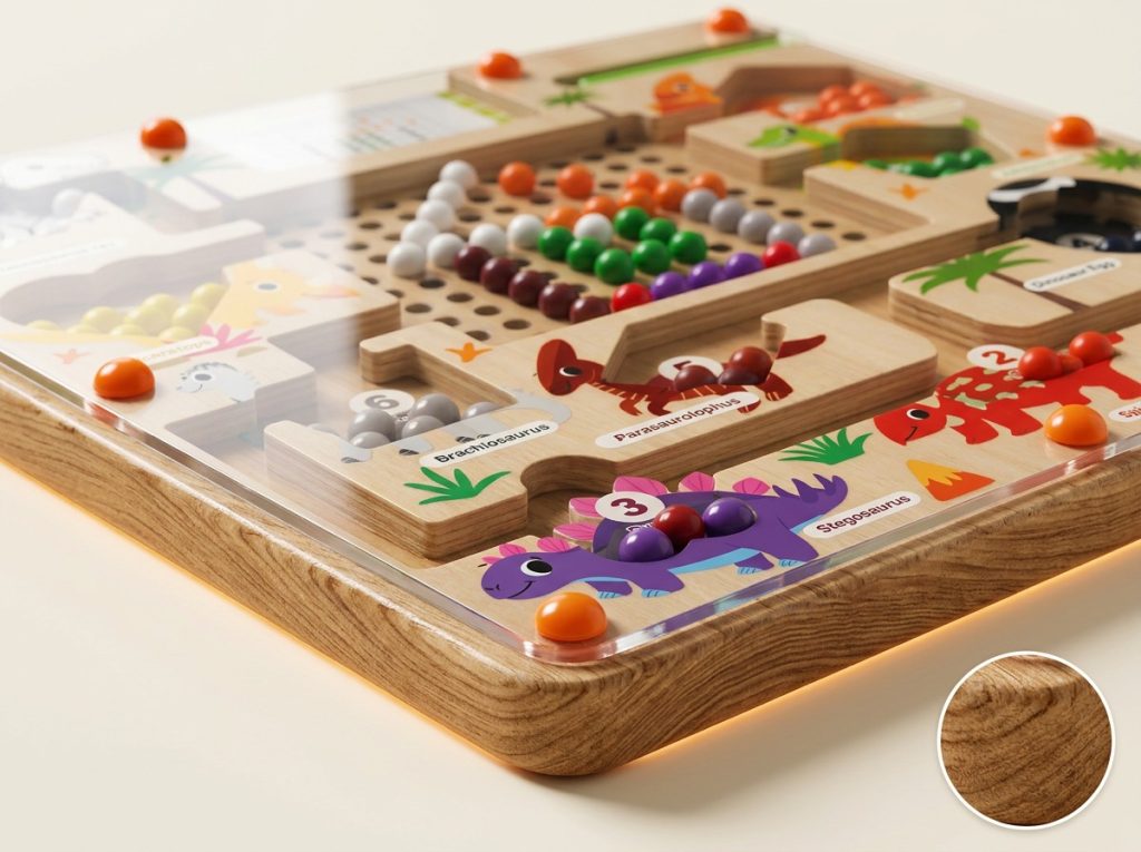 scratch-resistant wooden design built for everyday preschool play