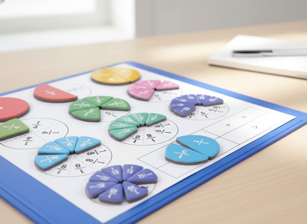magnetic fraction teaching aids interactive group lessons