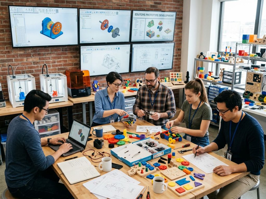 Educational toy product development and prototyping process